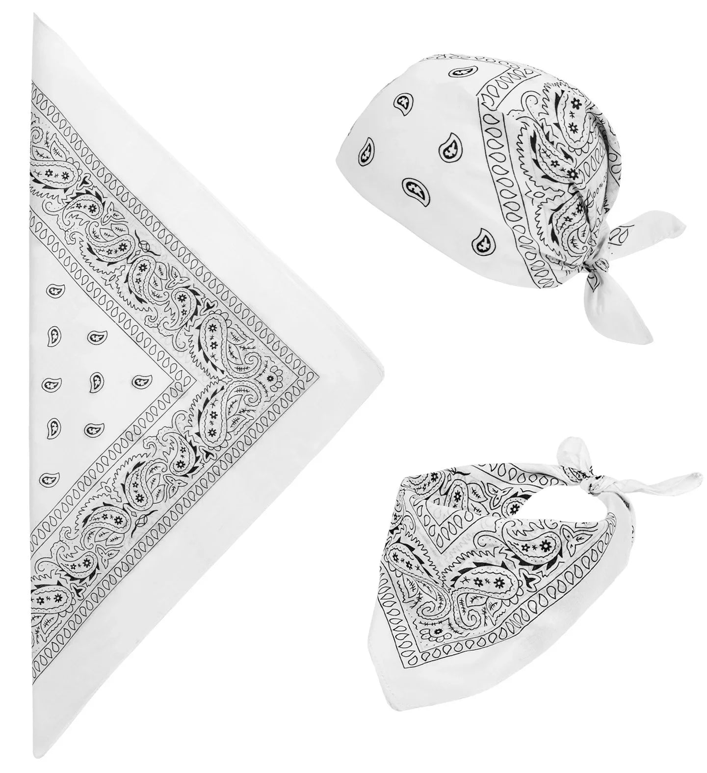 Pañuelo Bandana Blanco para Adulto Pañuelos y Bandanas Widmann